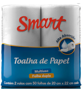 PAPEL TOALHA SMART FOLHA DUPLA 2R