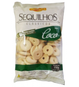 SEQUILHOS NAZINHA SABOR COCO 350G