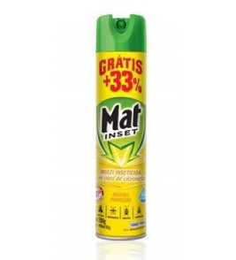 INSETICIDA MAT INSET COM OLEO CITRO 400ML