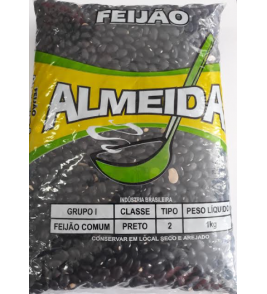 FEIJAO ALMEIDA PRETO TIPO 2 1KG