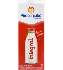 LEITE PIRACANJUBA INTEGRAL 1LT