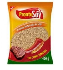 PROTEINA DE SOJA PRONTU SOY CARNE VERMEL 400G