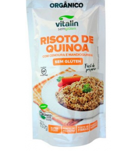 RISOTO DE QUINOA VITALIN C/CENOUR E MAND 150G