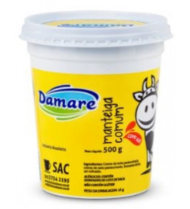 MANTEIGA DAMARE COM SAL 500G