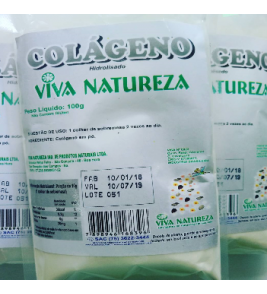 COLAGENO HIDROLISADO VIVA NATUREZA SACHE 100G